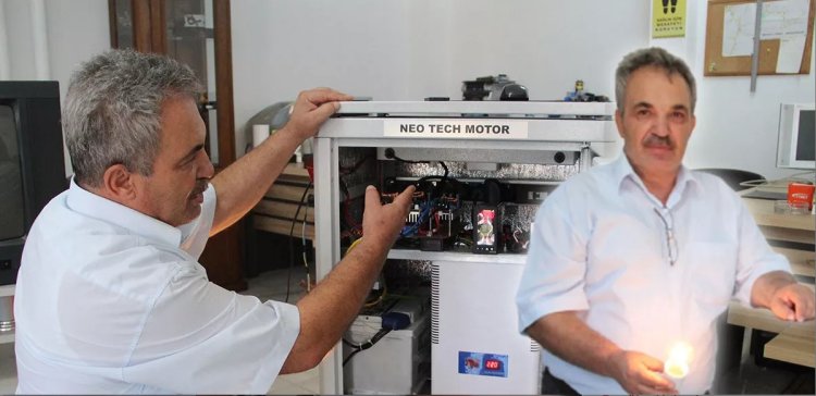 Yakıtsız çalışan jeneratör yaptı! 220 volt enerji ile birçok elektronik aleti saatlerce çalıştırıyor